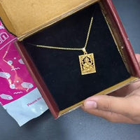 Gold Plated Ganeshji Pendant with Chain