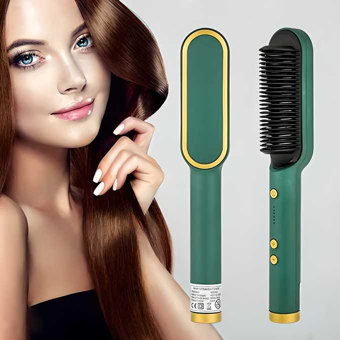 3-in-1 Hair Straightener & Styling Brush