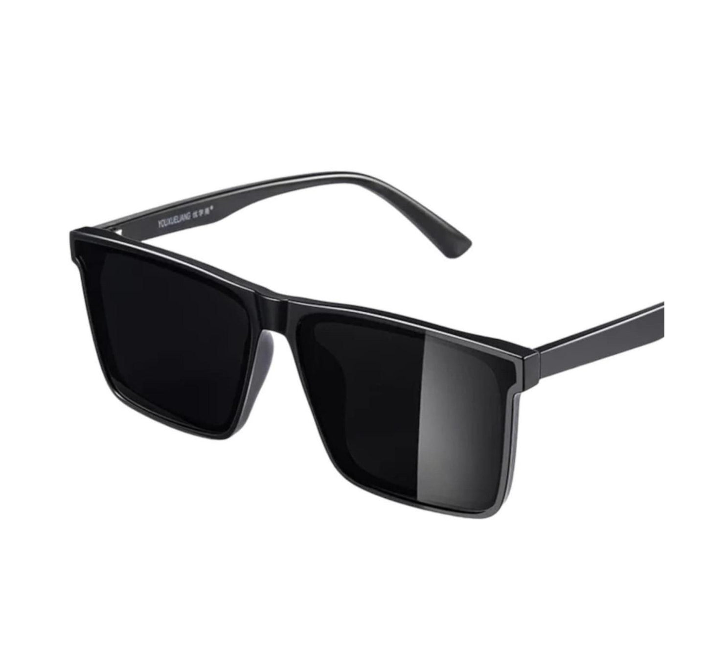 Polarized Retro Square Sunglasses – UV Protected Unisex Shades