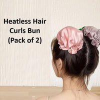 Trendy Heatless Hair Curl Buns (Pack of 2)