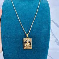 Gold Plated Ganeshji Pendant with Chain