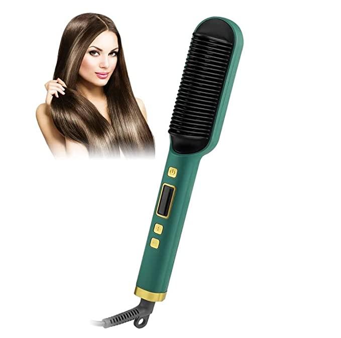 3-in-1 Hair Straightener & Styling Brush