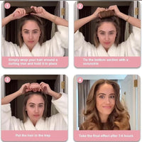 Trendy Heatless Hair Curl Buns (Pack of 2)