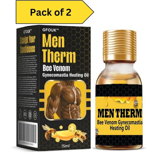 Bee Venom Gynecomastia Heating Oil (Pack of 2)