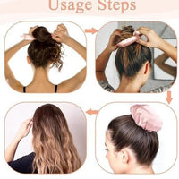 Trendy Heatless Hair Curl Buns (Pack of 2)