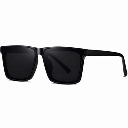 Polarized Retro Square Sunglasses – UV Protected Unisex Shades