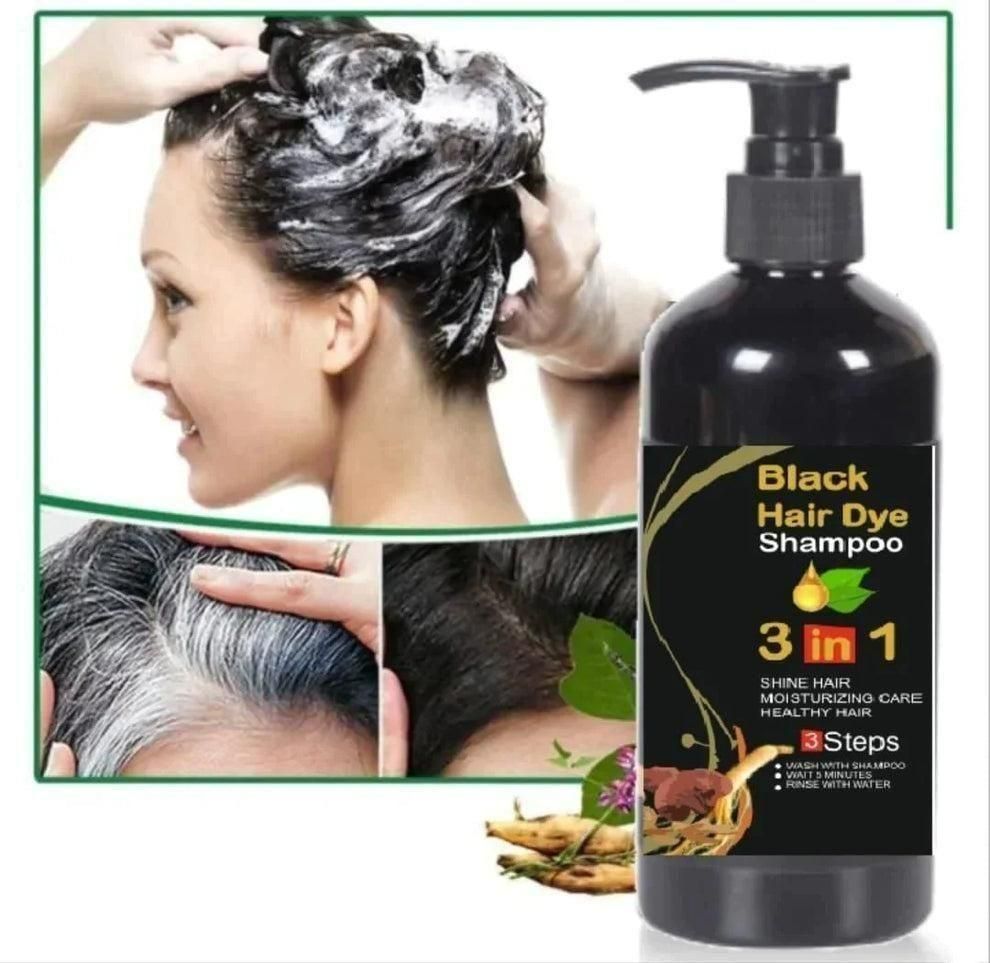 Instant Black Herbal Hair Dye Shampoo (100ml)